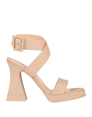 AGL Sandales Beige Cuir