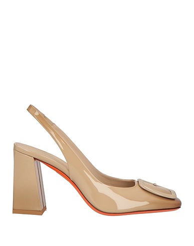 SANTONI Pump Beige Leather