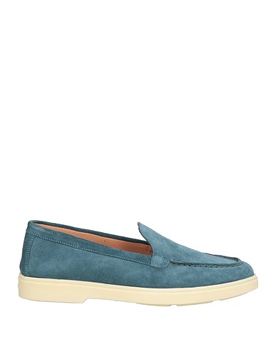 SANTONI Loafers Slate blue Leather