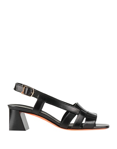 SANTONI Sandali Nero Pelle