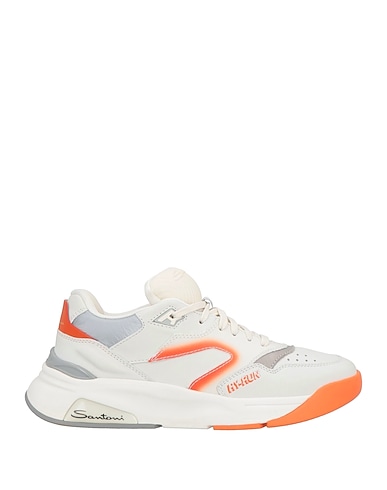 SANTONI Sneakers BIANCO Cuero