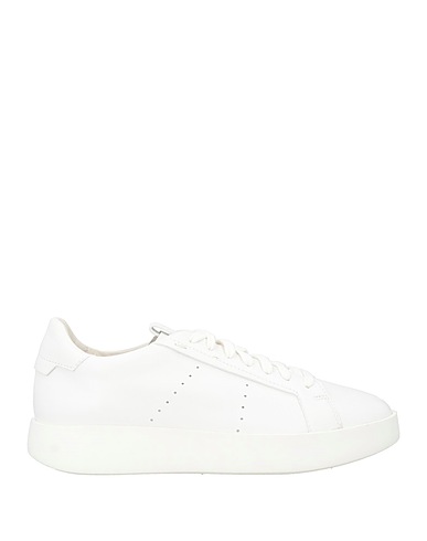 SANTONI Sneakers Bianco Pelle