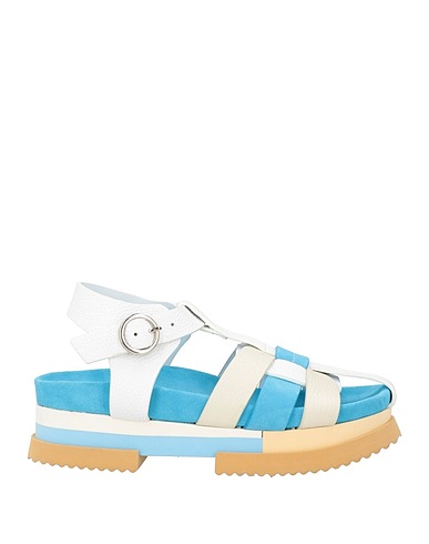FABI Sandals White Leather