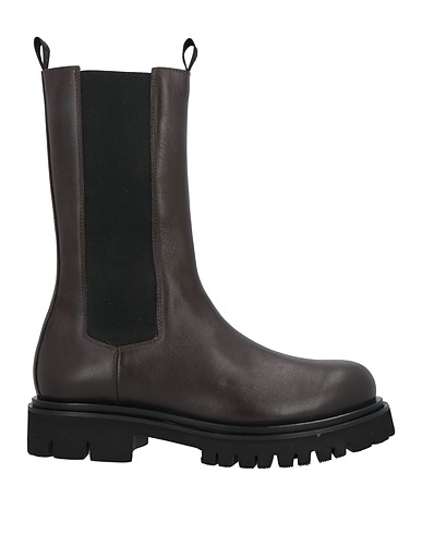 SEBOY'S Boots Dark brown Leather