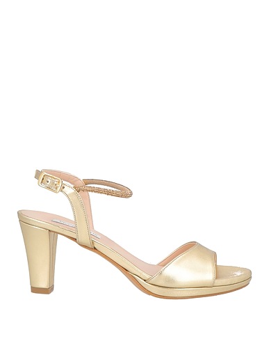 VICTORIA CHRIS Napoli Sandali Oro Altre Fibre