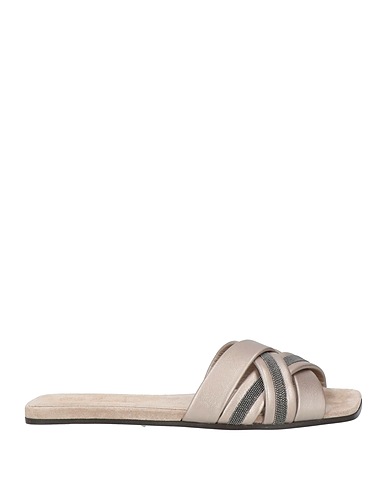 BRUNELLO CUCINELLI Sandals Grey Leather