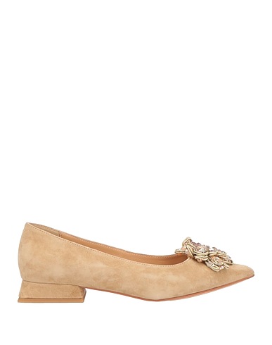 ALMA EN PENA. Ballerinas Beige Leder