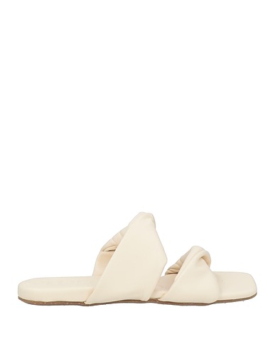 THEMOIRÈ Sandals Cream Leather