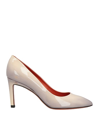 SANTONI Pumps Beige Leder