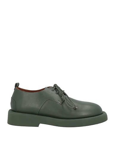 MARSÈLL Laced shoes Dark green Leather