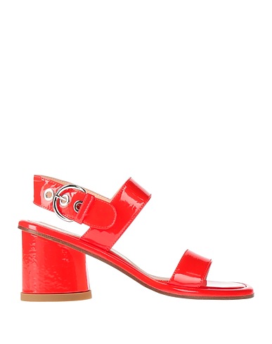 AGL Sandalen Rot Leder