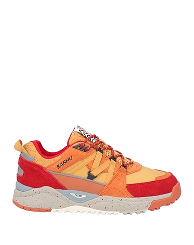 KARHU Sneakers Red Leather, Textile fibres