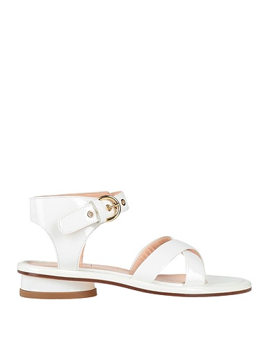 AGL Sandals White Leather