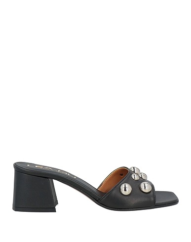 LEA-GU Sandali Nero Pelle di vitello