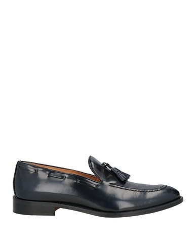 SAXONE Loafers Midnight blue Leather