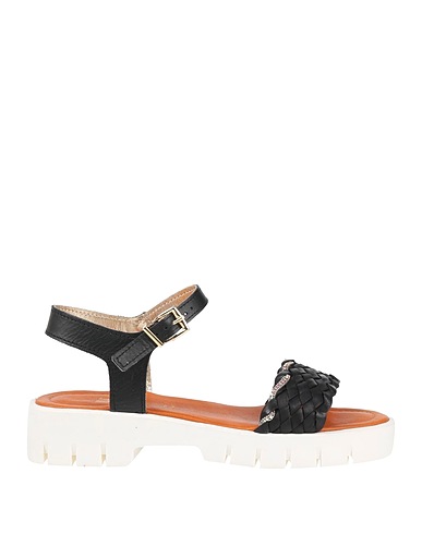 RIPA Sandals Black Leather