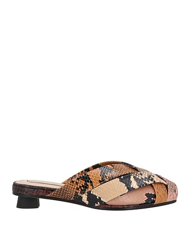 MARCO DE VINCENZO Mules and clogs Sand Leather