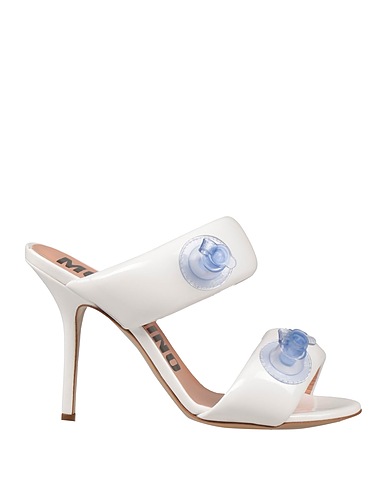 MOSCHINO Sandals COUTURE White 55% Polyurethane, 45% Polyester