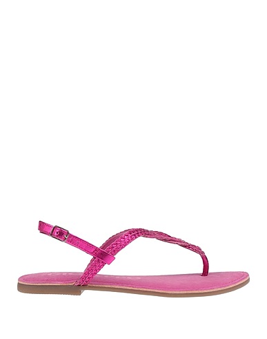 GIOSEPPO Flip flops Fuchsia Leather