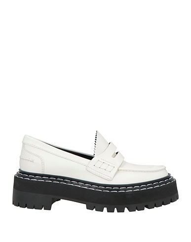 PROENZA SCHOULER Mocassino Bianco Pelle di vitello