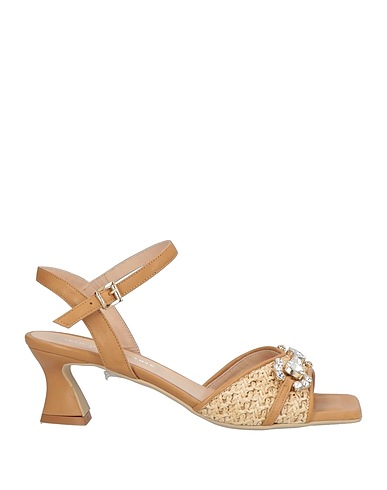 SERGIO CIMADAMORE Sandali Beige Fibre tessili