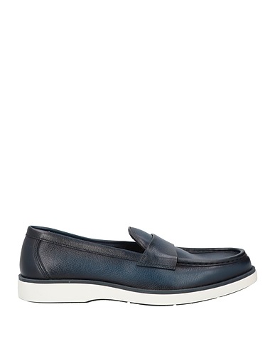 SANTONI Loafers Midnight blue Leather