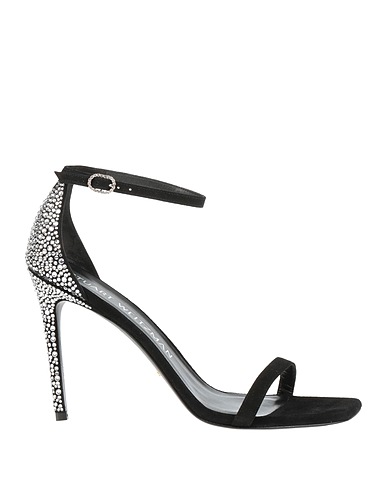 STUART WEITZMAN Sandals Black Leather