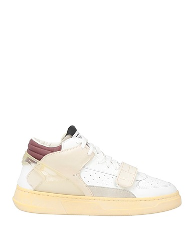 RUN OF Sneakers Bianco Pelle