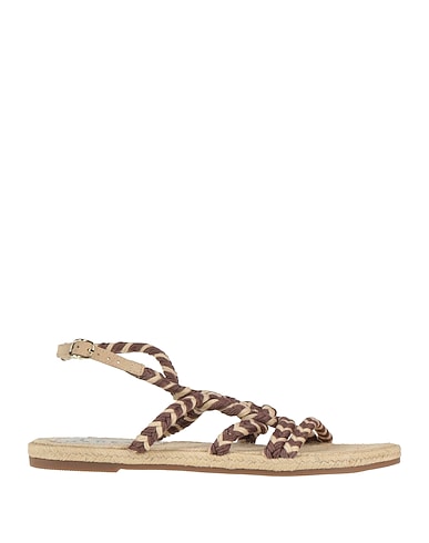 MANEBÍ Espadrilles Chocolate brown Jute, Leather