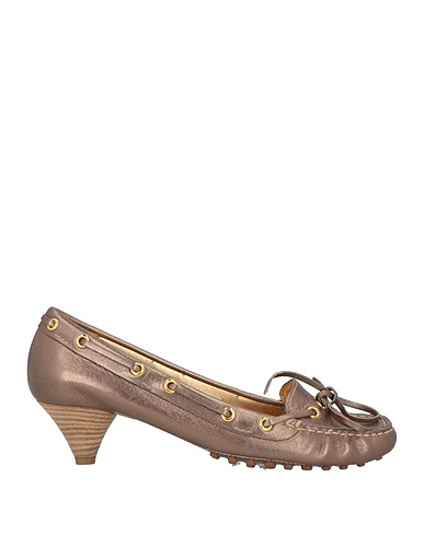 CARSHOE Loafers Gold Leather