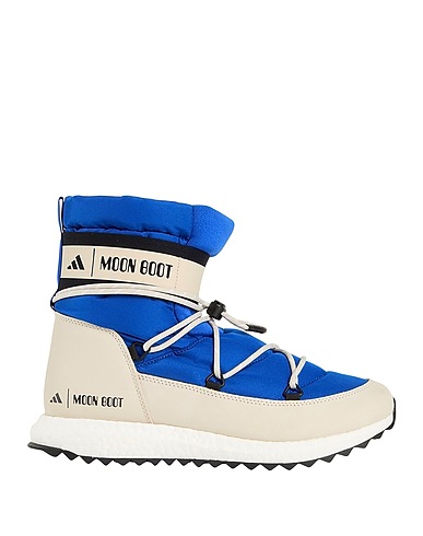 ADIDAS x MOON BOOT Stiefelette MOONBOOST HIGH
 Blau Gewebefasern, Gummi