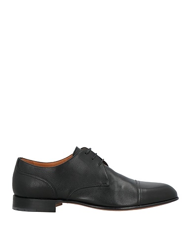 MORESCHI Schnürschuhe Schwarz Leder