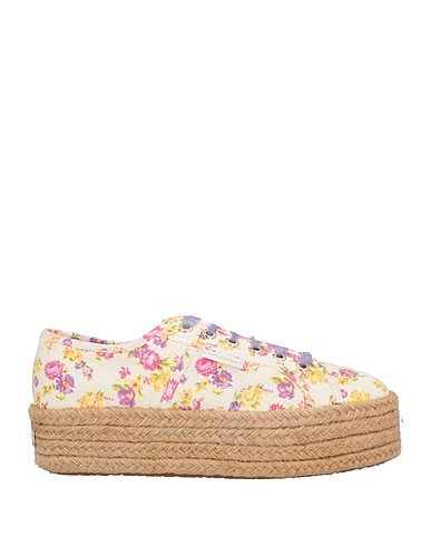 SUPERGA x LOVESHACKFANCY Espadrilles White Cotton