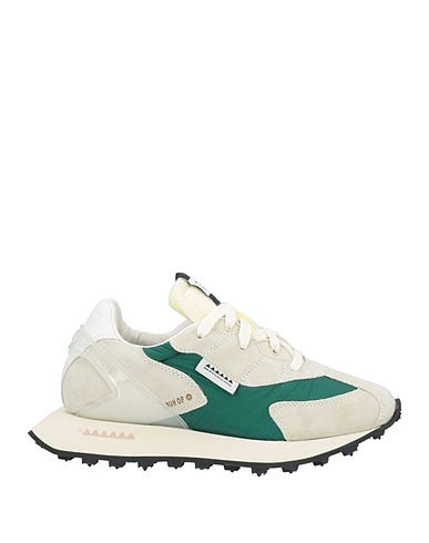 RUN OF Sneakers Light grey Textile fibres, Leather