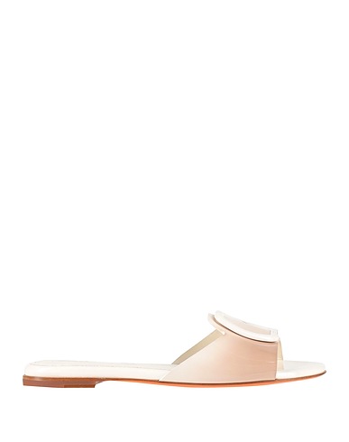 SANTONI サンダル ホワイト 革（なめし加工）