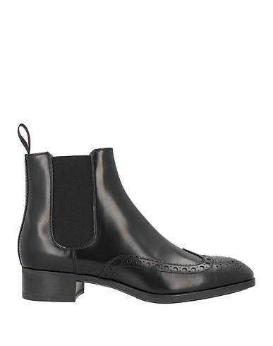 SANTONI Ankle boot Black Leather