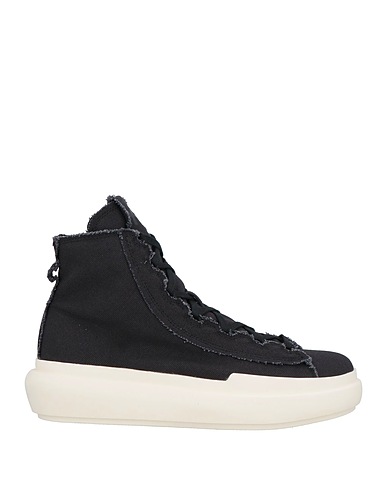 Y-3 Sneakers Black Textile fibers, Rubber