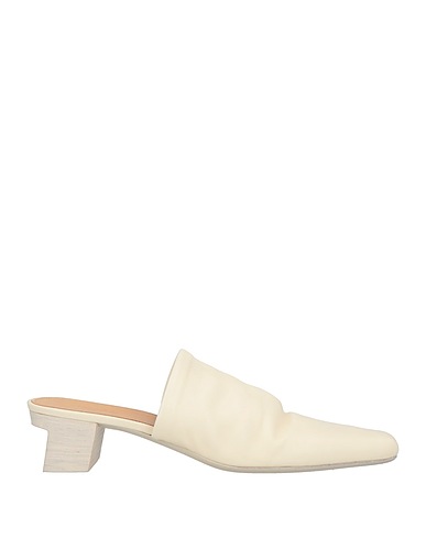 MARSÈLL Mules και τσόκαρα Off white Δέρμα μοσχαριού
