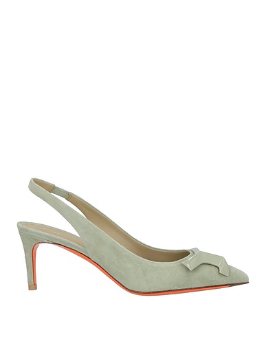 SANTONI Pump Light green Leather