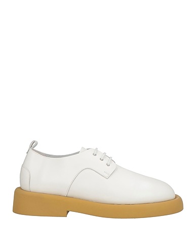 MARSÈLL Laced shoes White Calfskin