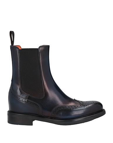 SANTONI Ankle boot Midnight blue Leather