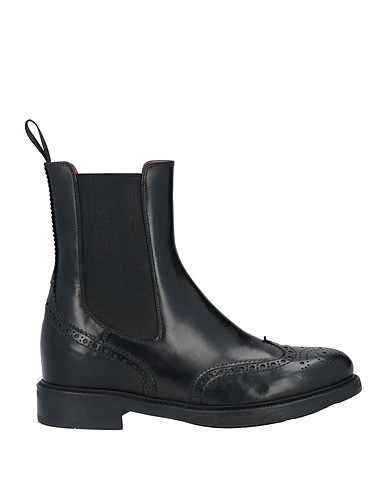 SANTONI Ankle boot Black Leather