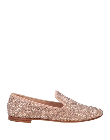 GIUSEPPE ZANOTTI Mokassins Hellrosa Leder
