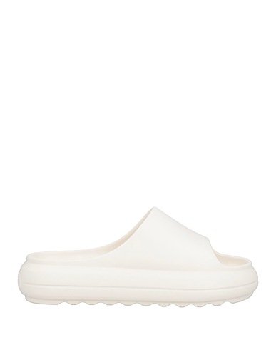 MSGM Sandals White Rubber