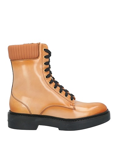 SANTONI Ankle boot Camel Leather