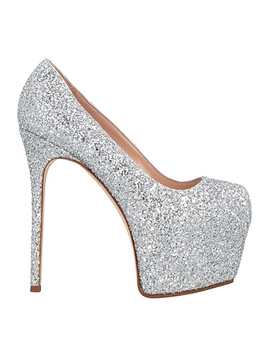 GIUSEPPE ZANOTTI Pump Silver Leather