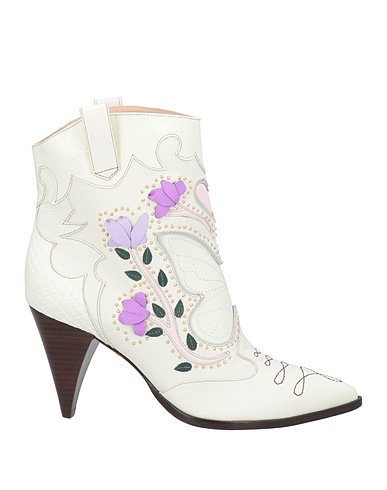 SOPHIA WEBSTER Stivaletti Bianco Pelle