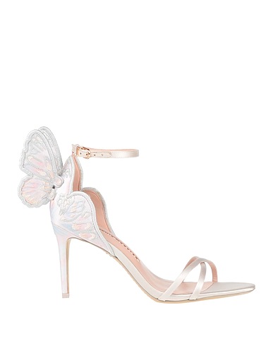 SOPHIA WEBSTER Sandals Off white Textile fibres