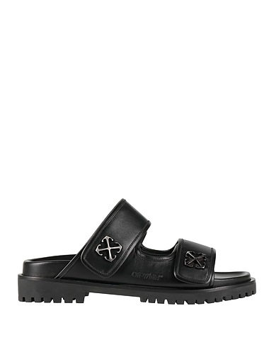 OFF-WHITE™ Sandals Black Leather