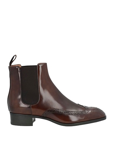 SANTONI Stiefelette Braun Leder